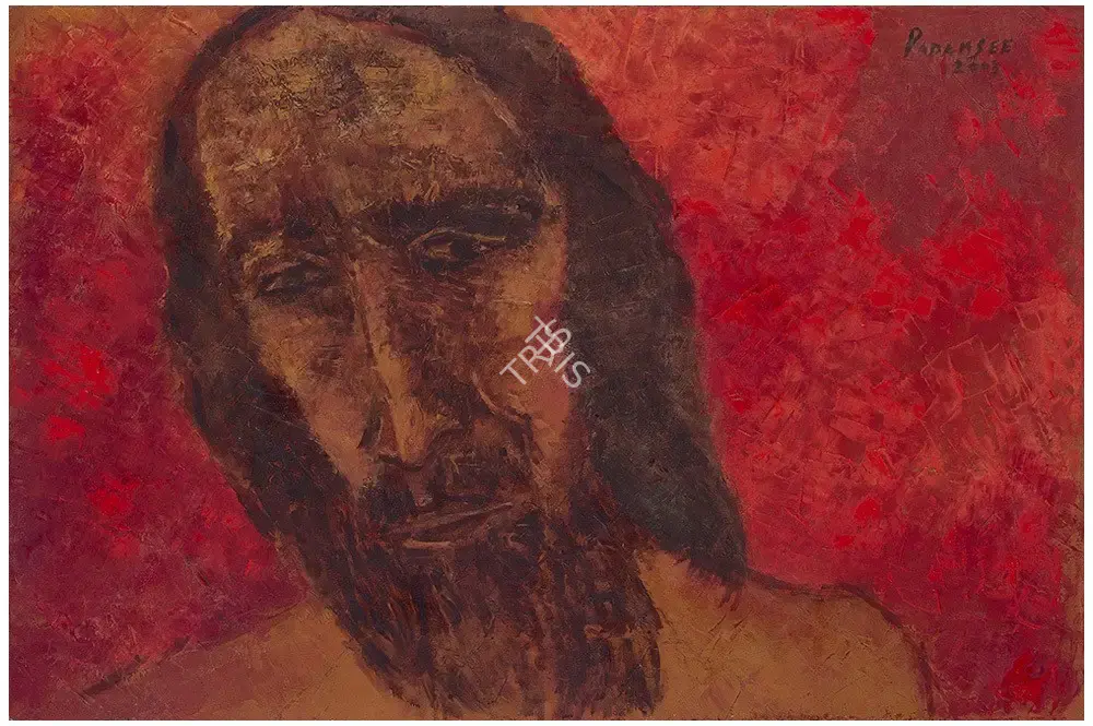 Padamsee, Akbar (Artist). Untitled - Head, 2003 | Painting