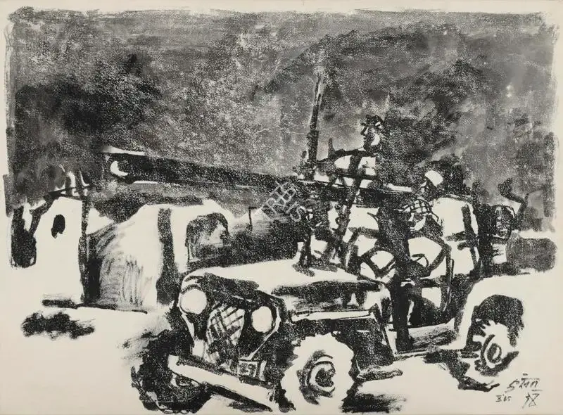 Husain, M.F. (Artist). Untitled, 1965 | Painting