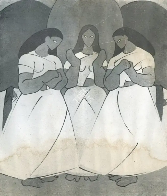 Pal, Pran (Artist). Madonna and Child, n.d. | Painting