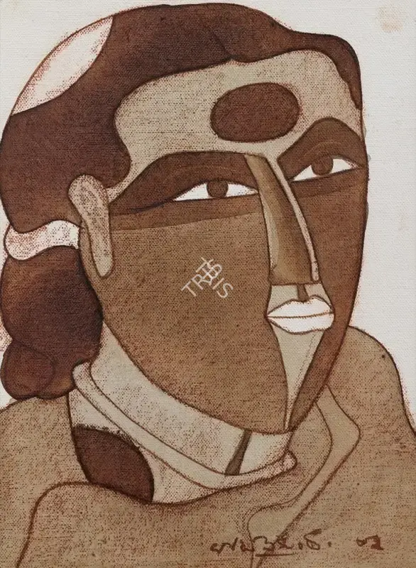 Vaikuntam, Thota (Artist). Untitled. Acrylic on canvas, 2002 | Painting | EconomicsArt | 00869483