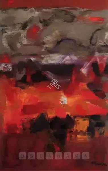 Adimoolam, K.M. (Artist). Untitled. Oil on canvas, 2006 | Painting | FineArts | 00899058