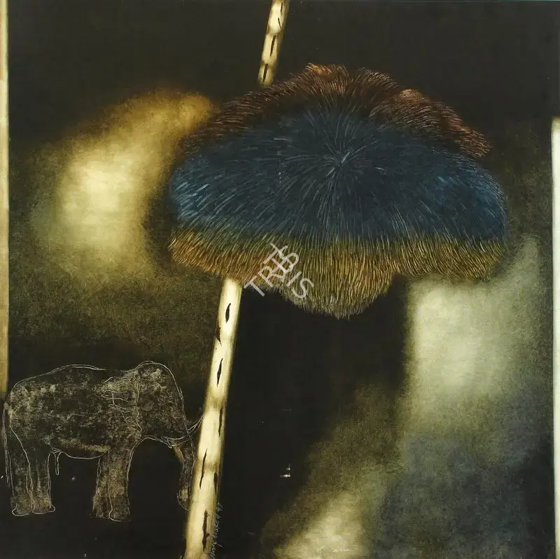 Arakkal, Yusuf (Artist). Untitled. Oil on canvas, 1997 | Painting | FineArts | 00897453