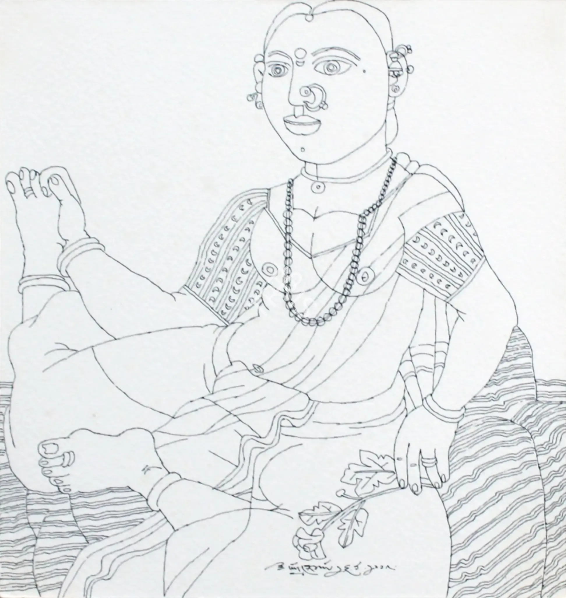 Goud, K. Laxma (Artist). Untitled, 2001 | Drawing