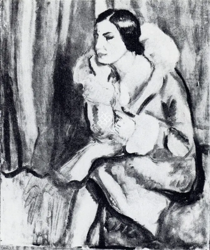 Sher-Gil, Amrita (Artist). Self Portrait. 1930 | Marg, March 1972 | Painting | FineArts | 00674490