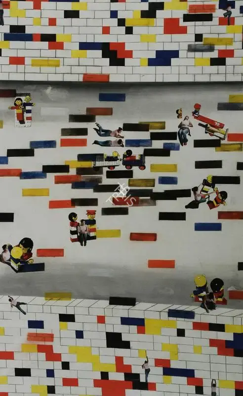 Upadhyay, Hema (Artist). Seriously Playful, 2004 | Painting