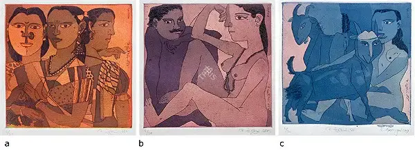 Goud, K. Laxma (Artist). Untitled, 1999 | Graphic Art
