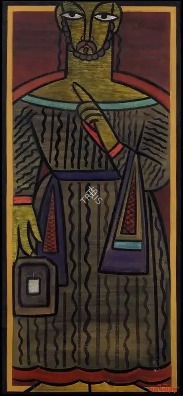 Roy, Jamini (Artist). Untitled (Christ), n.d. | Painting