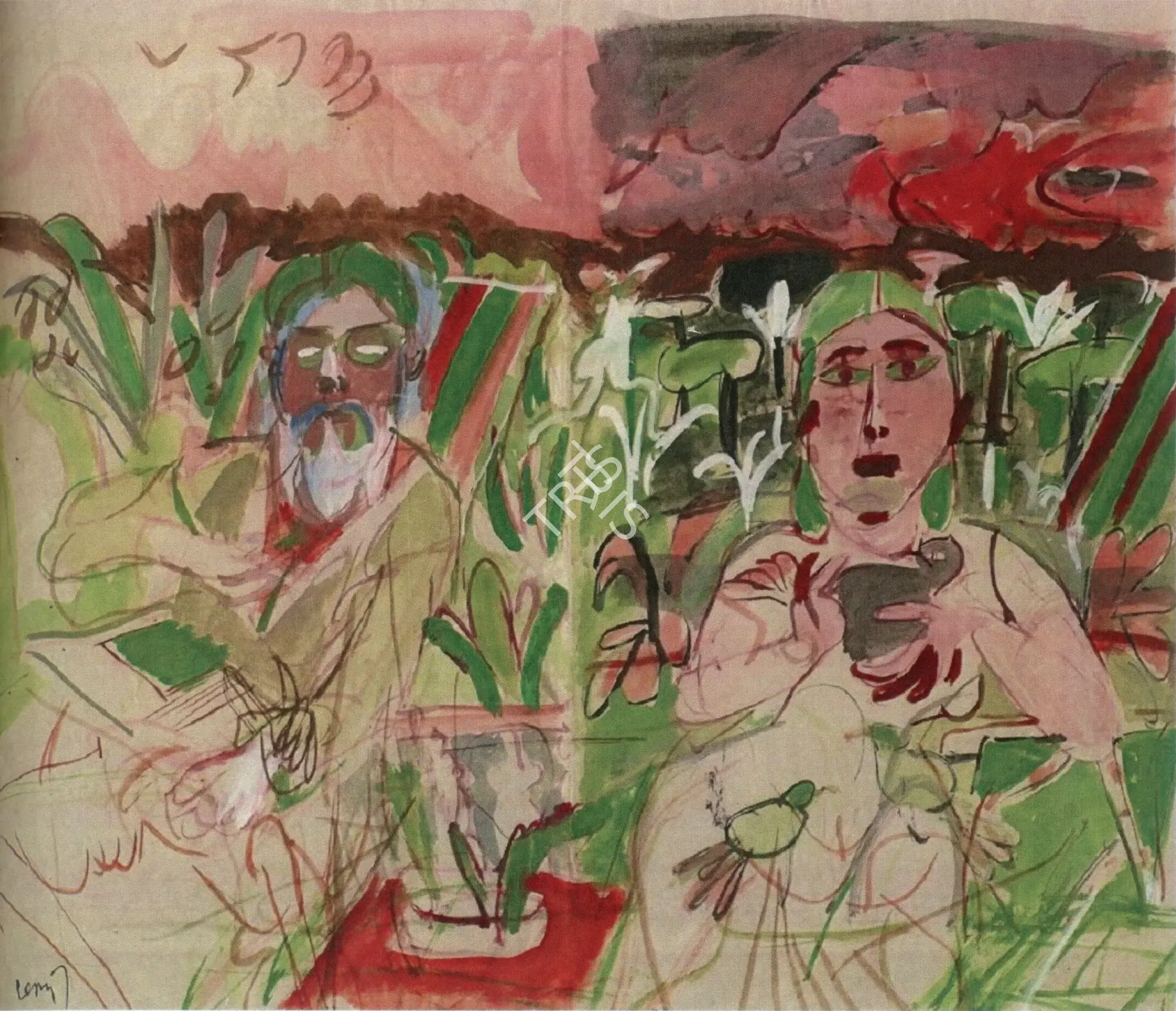 Subramanyan, K.G. (Artist). Untitled, 1984 | Painting