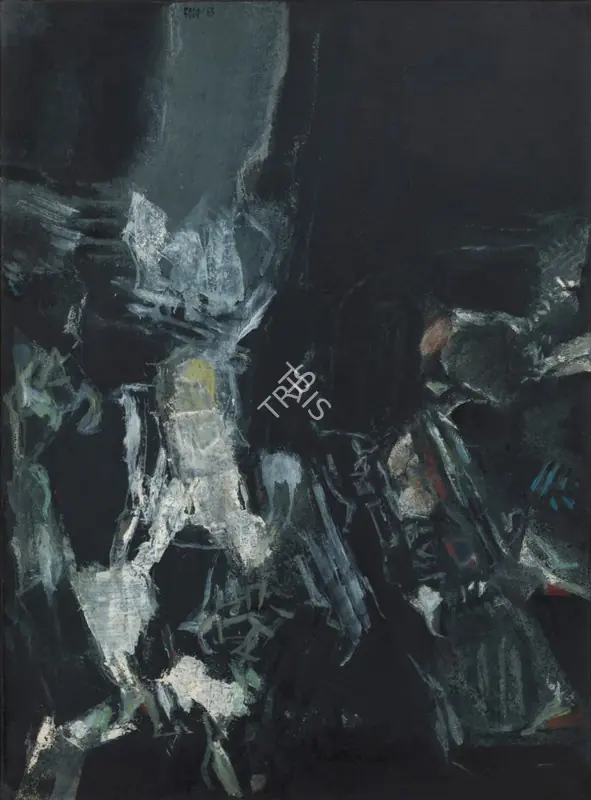 Raza, S.H. (Artist). Cascade, 1965 | Painting