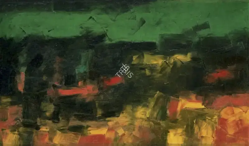 Adimoolam, K.M. (Artist). Nature. Oil on canvas, 1995 | Painting | FineArts | 00354874