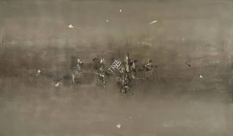 Gaitonde, V.S. (Artist). Untitled. Oil on canvas, 1962 | Painting | FineArts | 00595475