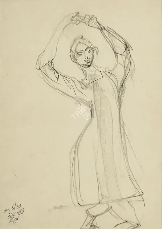 Mukherjee, Meera (Artist). Untitled, 1993 | Drawing