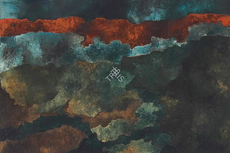 Padamsee, Akbar (Artist). Untitled (Metascape), 1973 | Painting