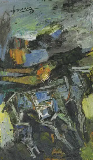 Husain, M.F. (Artist). Untitled, 1967 | Painting