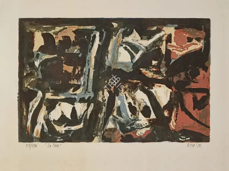 Raza, S.H. (Artist). La Terre, 1971 | Graphic Art