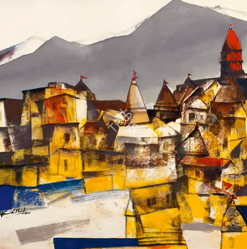 Maity, Paresh (Artist). Gangotri, 2011 | Painting