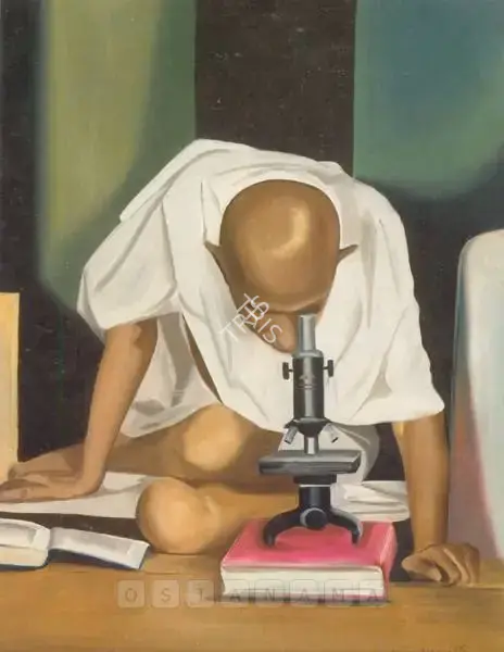 Natesan, Shibu (Artist). Gandhi, 2005 | Painting