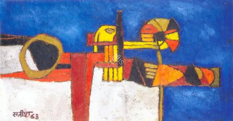 Gujral, Satish (Artist). Space Ship, 1963 | Painting