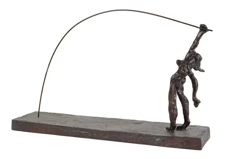 Radhakrishnan, K.S. (Artist). Pull. Bronze, 1990 | Sculpture | FineArts | 00597795