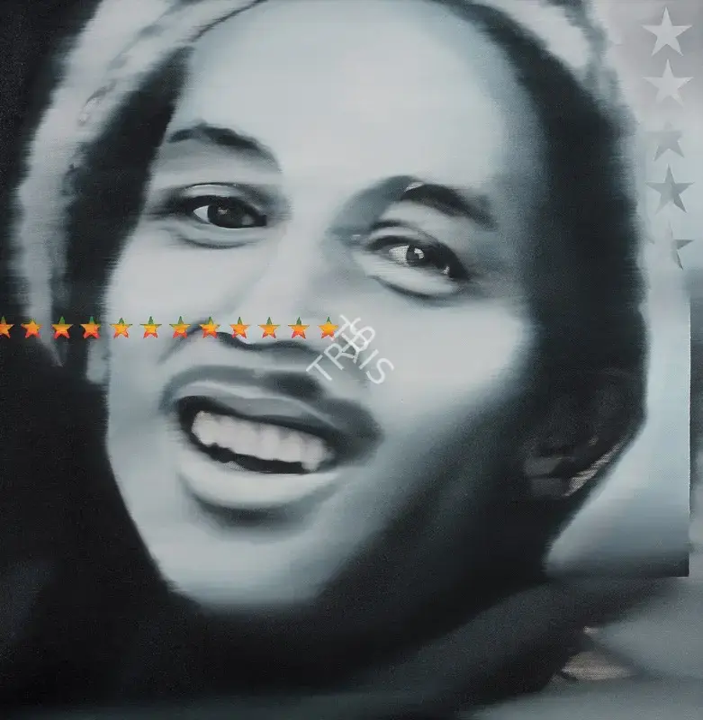 Komu, Riyas (Artist). Bob Marley. Oil on canvas, 2009 | Painting | FineArts | 00755153