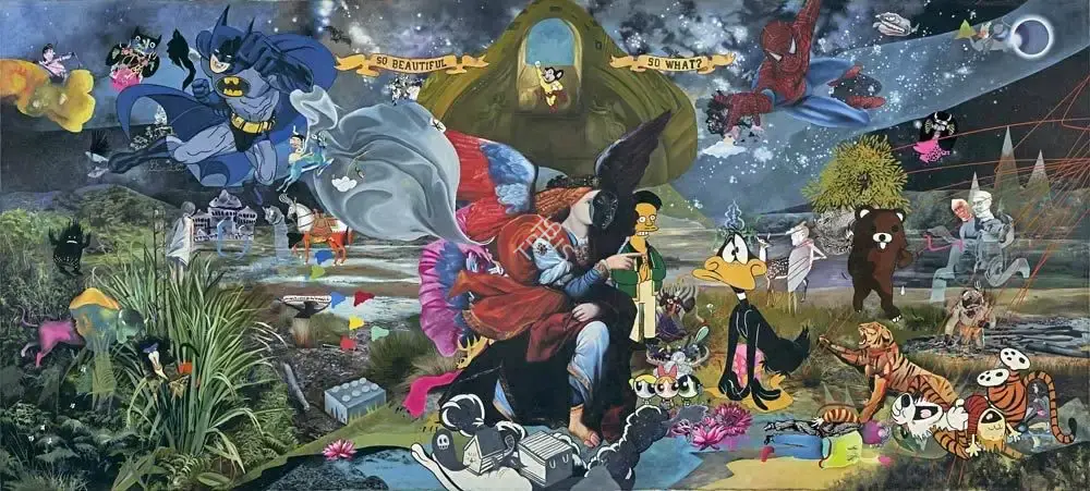 Raghava, K.K. (Artist). The Trial Of Daffy Duck, 2013 | Painting