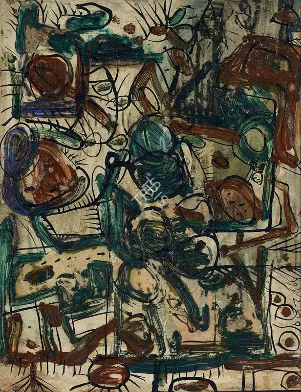 Souza, F.N. (Artist). Untitled (Still Life), 1964 | Painting