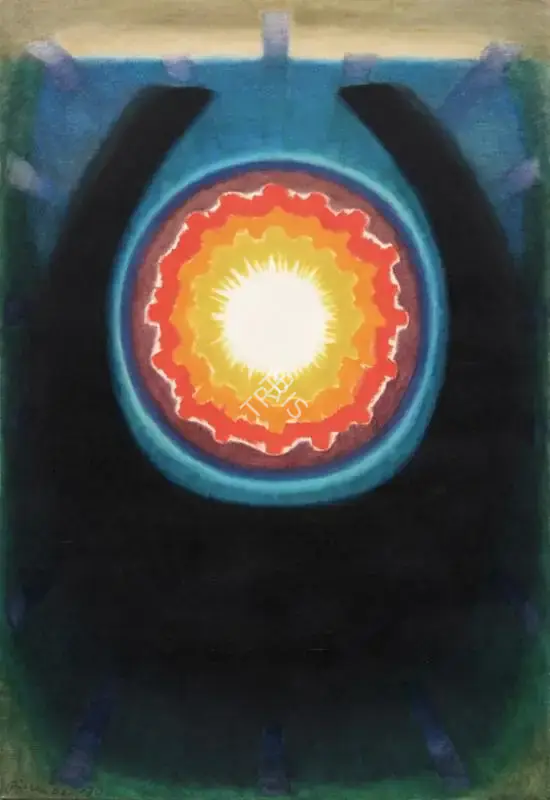 De, Biren (Artist). Untitled. Oil on canvas, 1970 | Painting | FineArts | 00416786