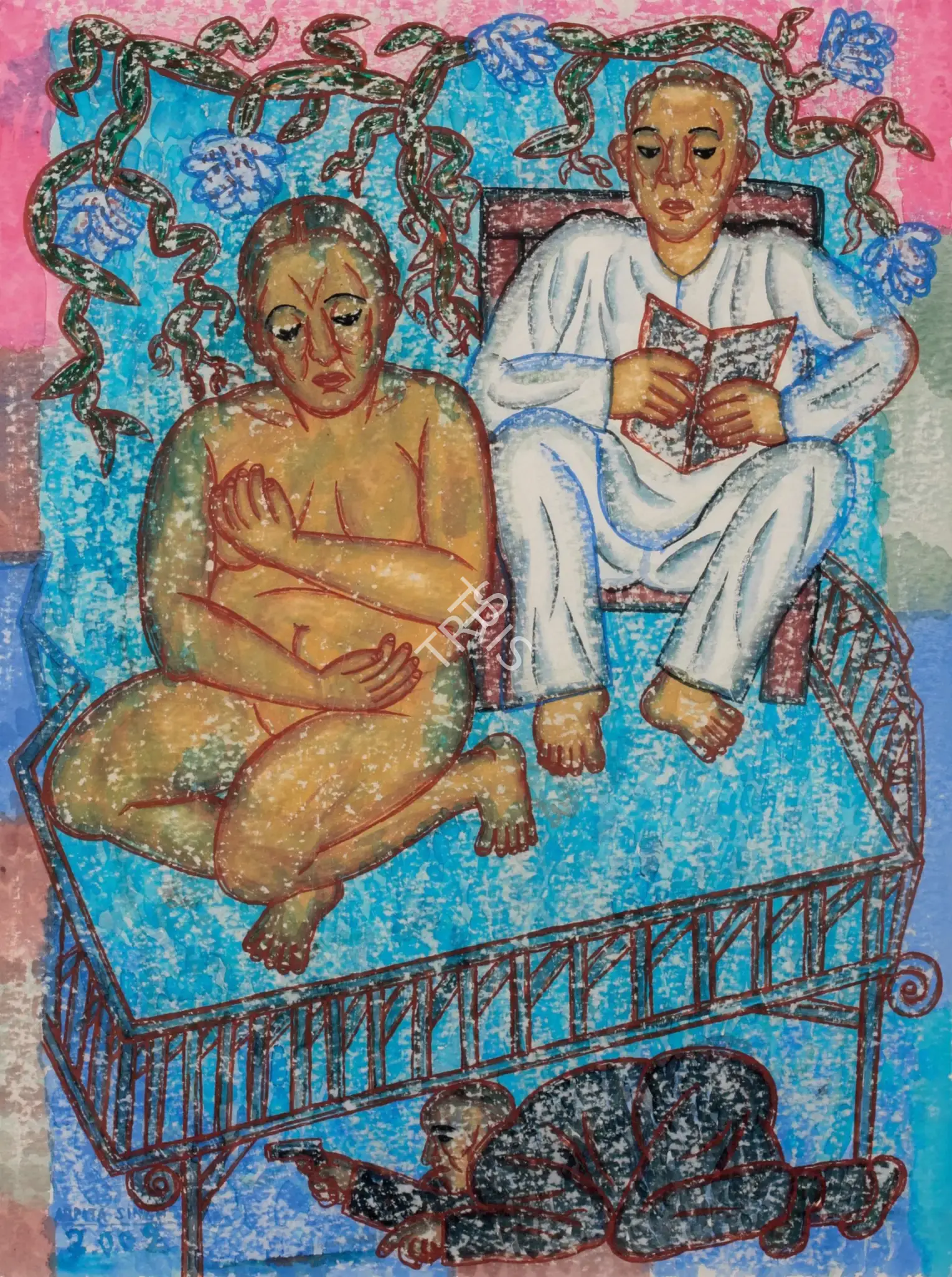 Singh, Arpita (Artist). Untitled, 2002 | Painting