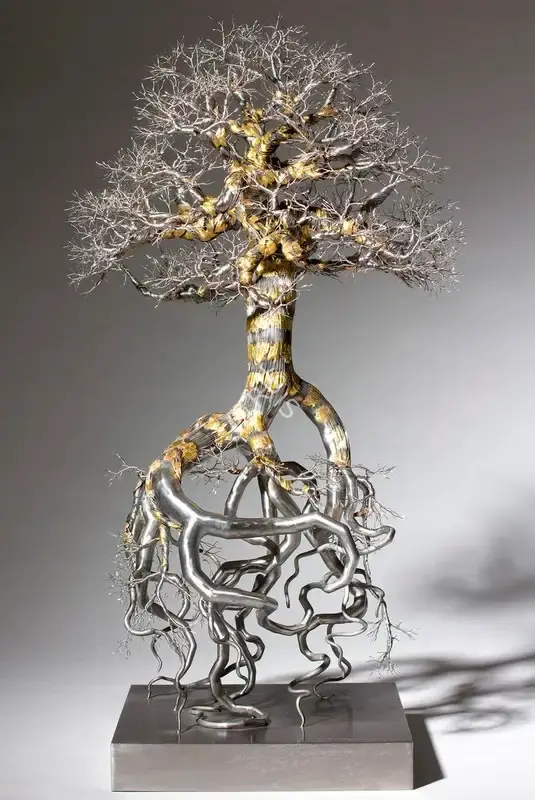 Singh, Dhananjay (Artist). Untitled. Bronze and stainless steel wire, 2014 | Sculpture | FineArts | 00645823