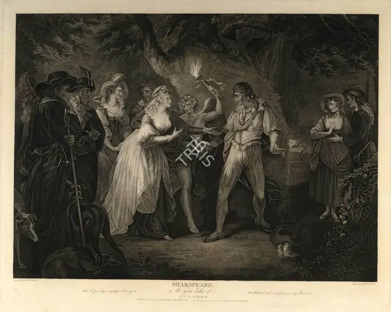 Hamilton, After William (Artist). As You Like It - Act V, Scene IV. 1791 | Aquatint | PopCulture | 00092141