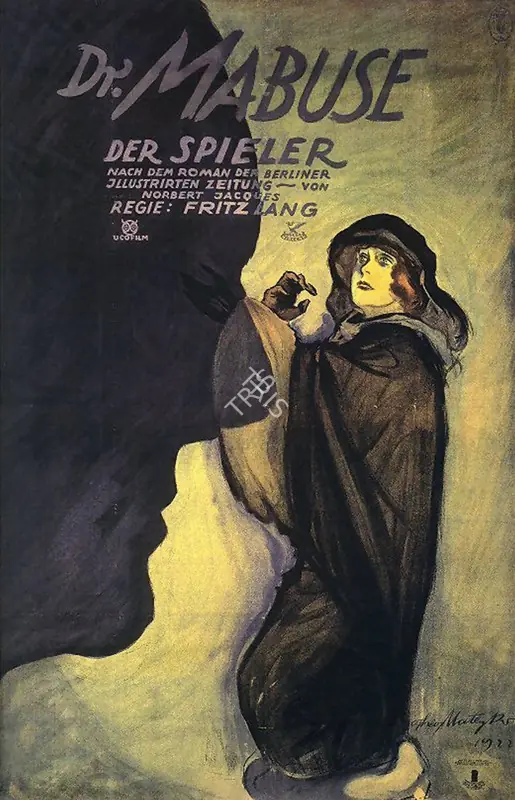 Matejko, Theo (Designer), Dr. Mabuse, the Gambler, 1922 | Poster | CinemaEducation | 00795487