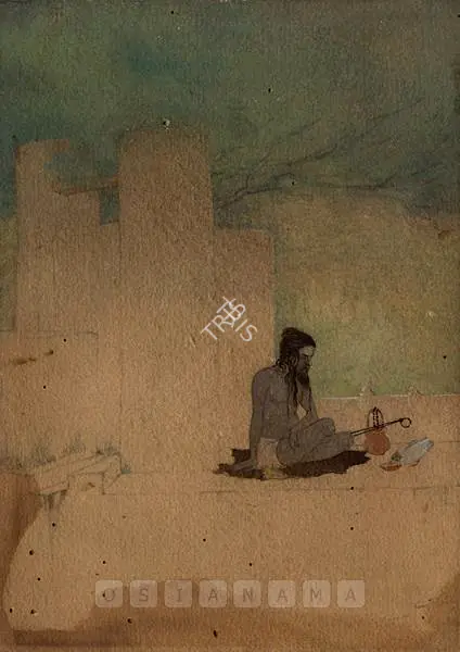 Tagore, Abanindranath (Artist). Rest. Watercolour and wash on paper, 1910 | Painting | FineArts | 00755769