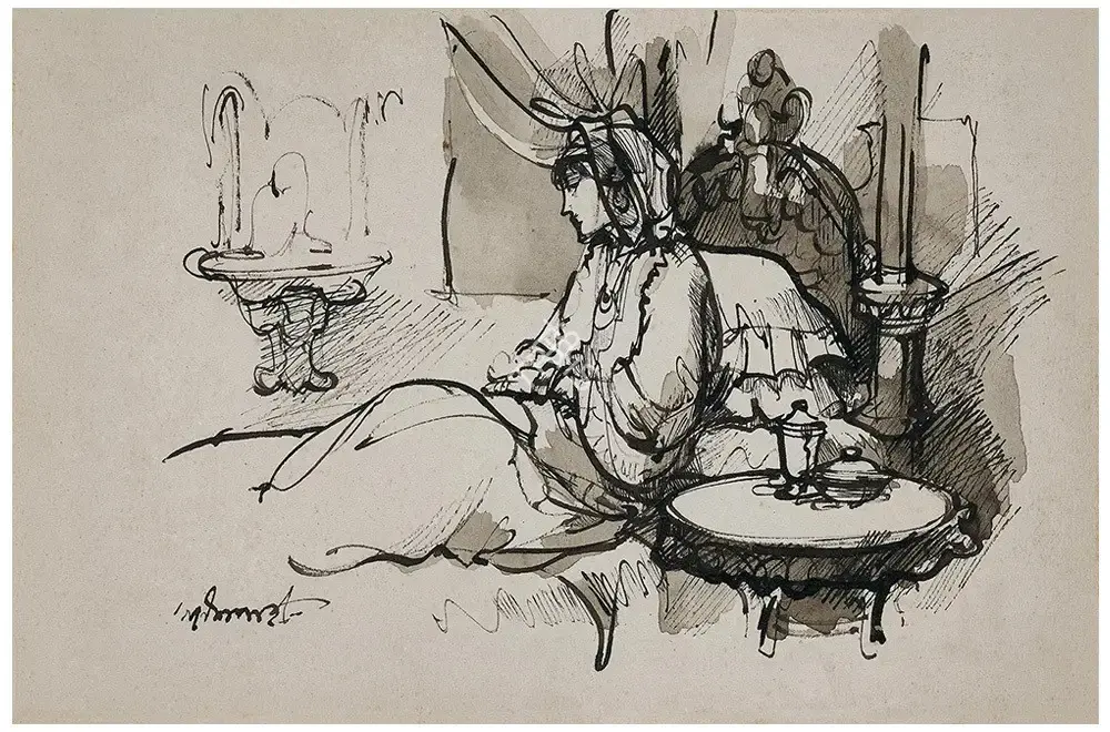 Pyne, Ganesh (Artist). Untitled, n.d. | Painting