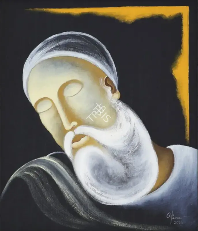 Caur, Arpana (Artist). Guru Nanak, 2023 | Painting