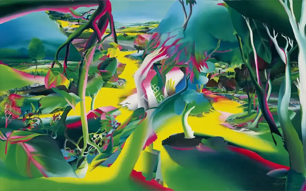 Mansoori, Nabibaksh (Artist). I Am Here, 2019 | Painting