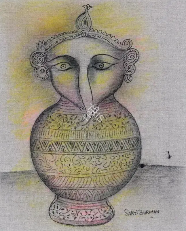 Burman, Sakti (Artist). Untitled, 2014 | Painting