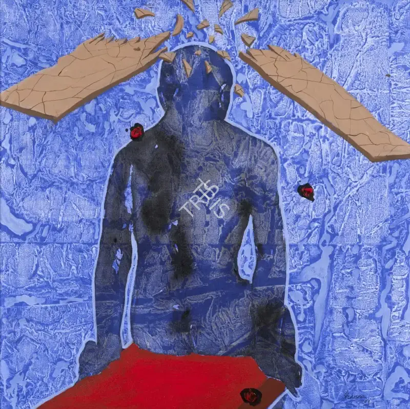 Iranna, G.R. (Artist). Untitled. Acrylic on canvas, 2007 | Painting | EconomicsArt | 00872084
