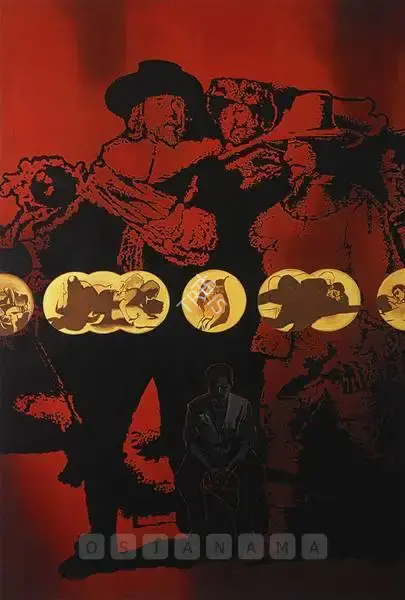 Karne, Sachin (Artist). Multiple Nightwatchmen VII. Oil on canvas, 2004-2005 | Painting  | 00879959