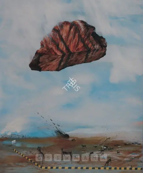 Panda, Jagannath (Artist). Untitled. Mixed media on canvas, 2004 | Painting | FineArts | 00575036