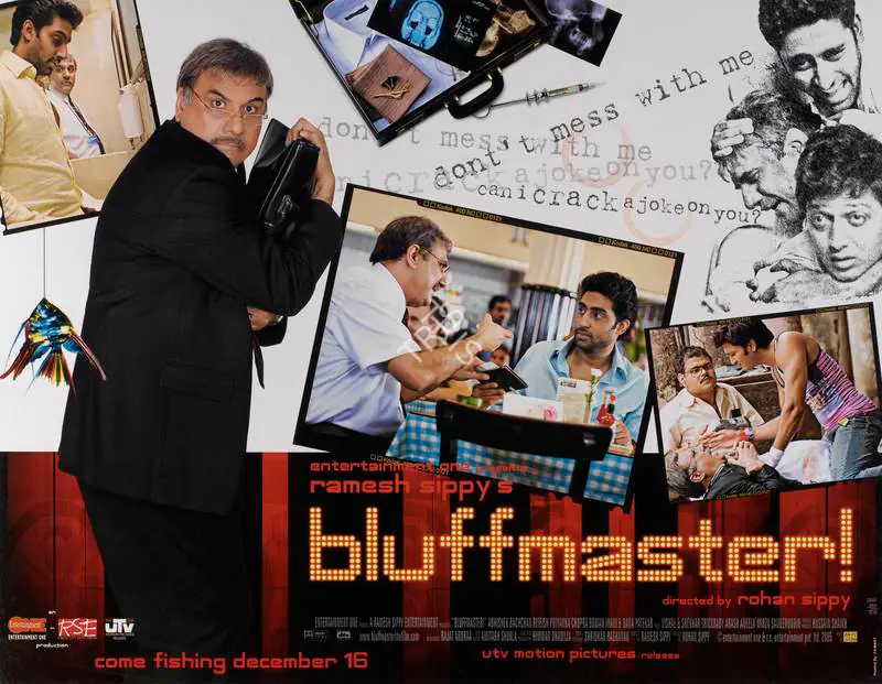 Sippy, Ramesh (Producer), Bluffmaster, 2005 | Lobby Card | CinemaEducation | 00783111