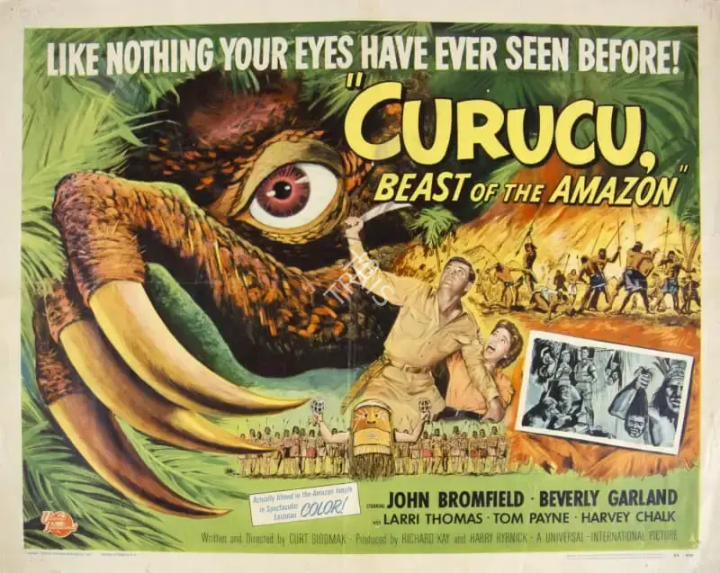 Kay, Richard (Producer), Curucu Beast of the Amazon, 1956 | Poster | CinemaEducation | 00789602