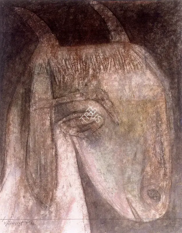 Pyne, Ganesh (Artist). Goat, n.d. | Painting