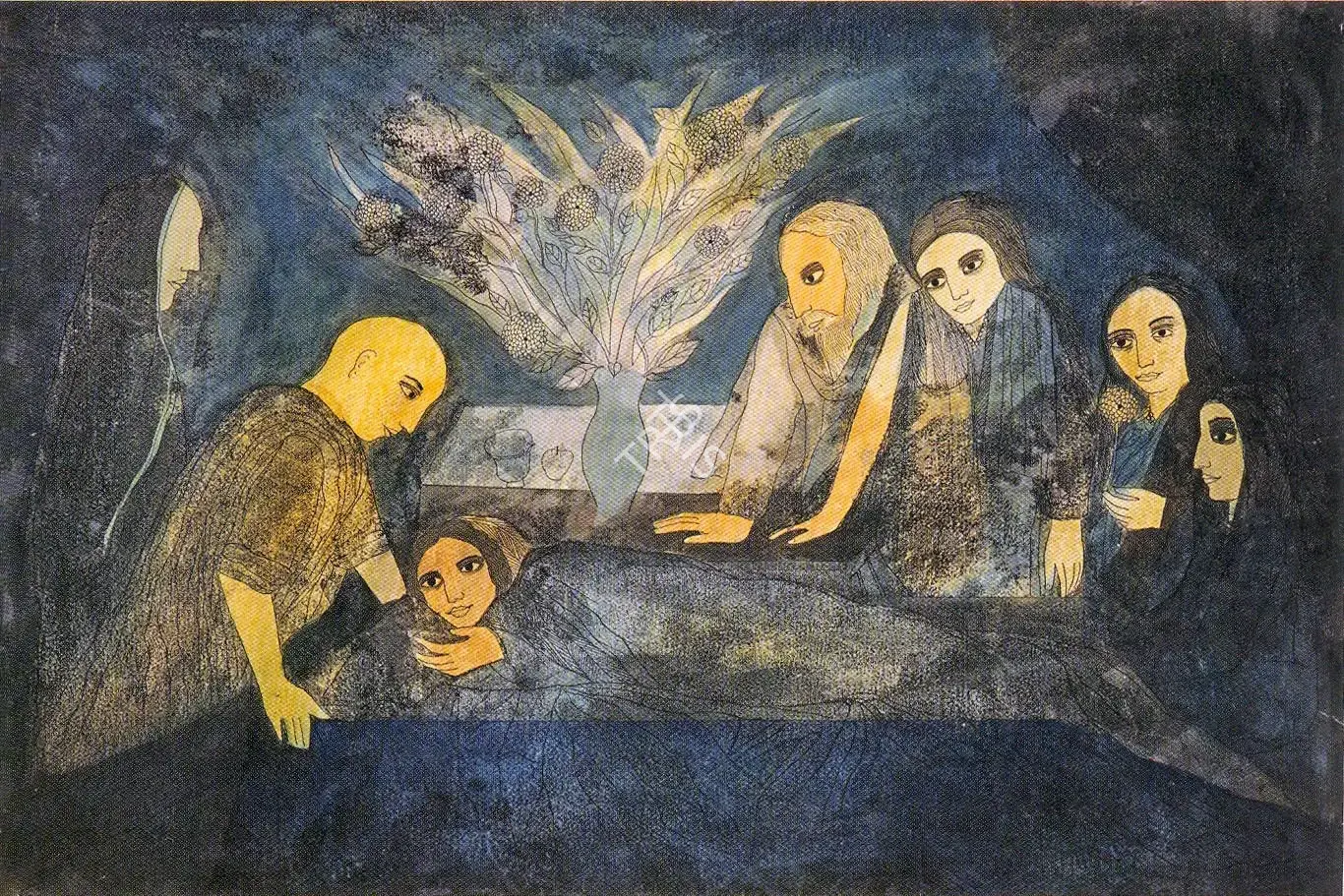 Narayan, Badri (Artist). Dreamer, 1995 | Painting