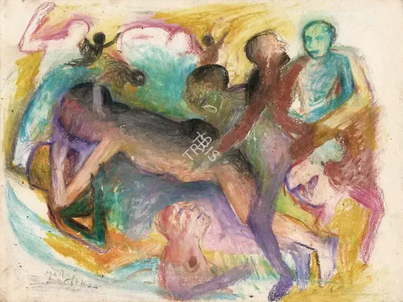 Khakhar, Bhupen (Artist). Untitled, c.1983 | Painting