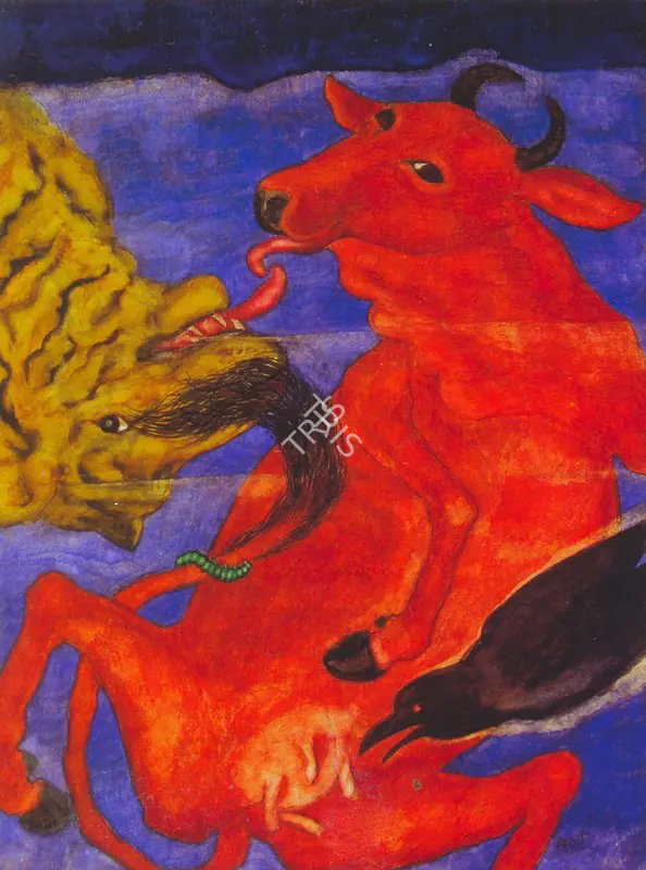 Ambalal, Amit (Artist). Untitled. Gouache on paper, 2000 | Painting | FineArts | 00574884