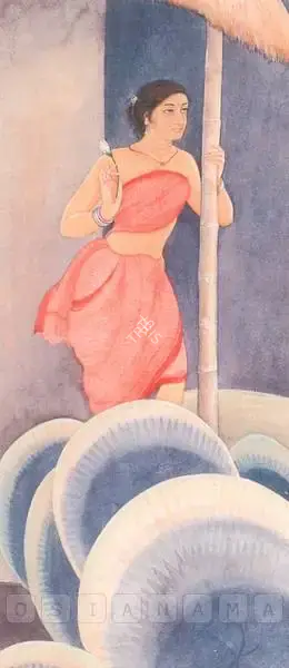 Bengal School (Artist). Waiting, n.d. | Painting