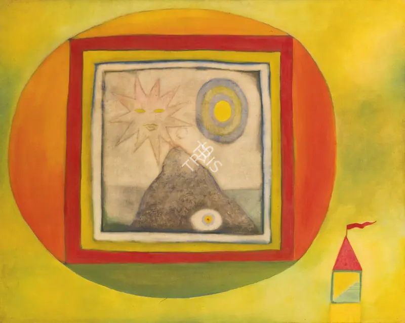 Swaminathan, J. (Artist). Untitled. Oil on canvas, 1964 | Painting | FineArts | 00641559