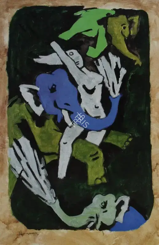Husain, M.F. (Artist). Untitled, n.d. | Painting