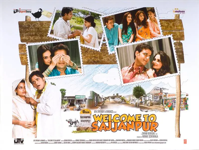 Kothari, Rajan (Cinematographer), Welcome To Sajjanpur, 2008 | Lobby Card | CinemaEducation | 00789164