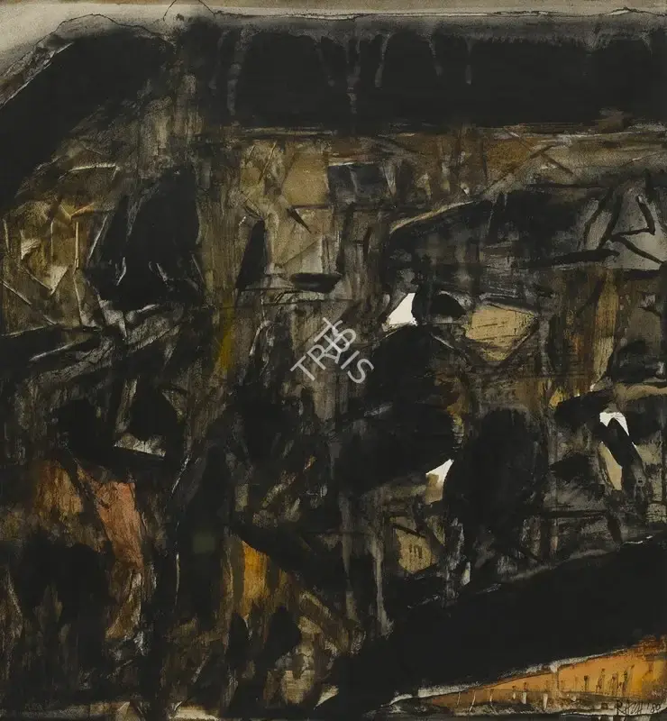 Raza, S.H. (Artist). Untitled, 1980 | Painting
